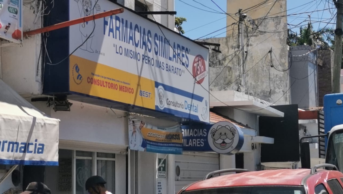Ciudad del Carmen: Cortocircuito en una farmacia Similares provoca conato de incendio