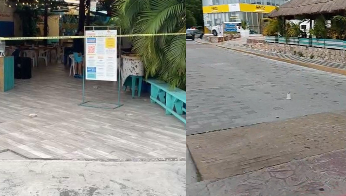 Atacan a balazos el restaurante 'Los Aguachiles' en Cancún; hay una mujer lesionada