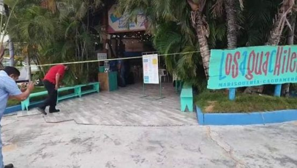 Balean el restaurante 'Los Aguachiles' en Playa del Carmen