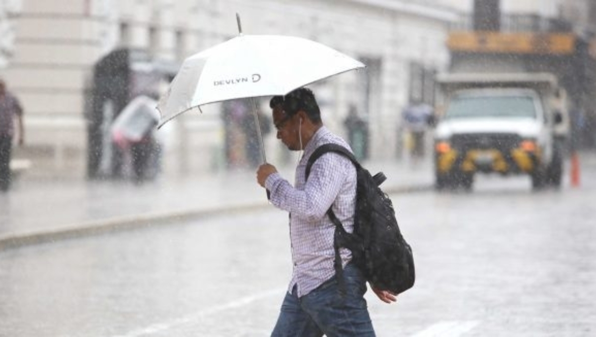 Se esperan lluvias ligeras a fuertes en Mérida este martes