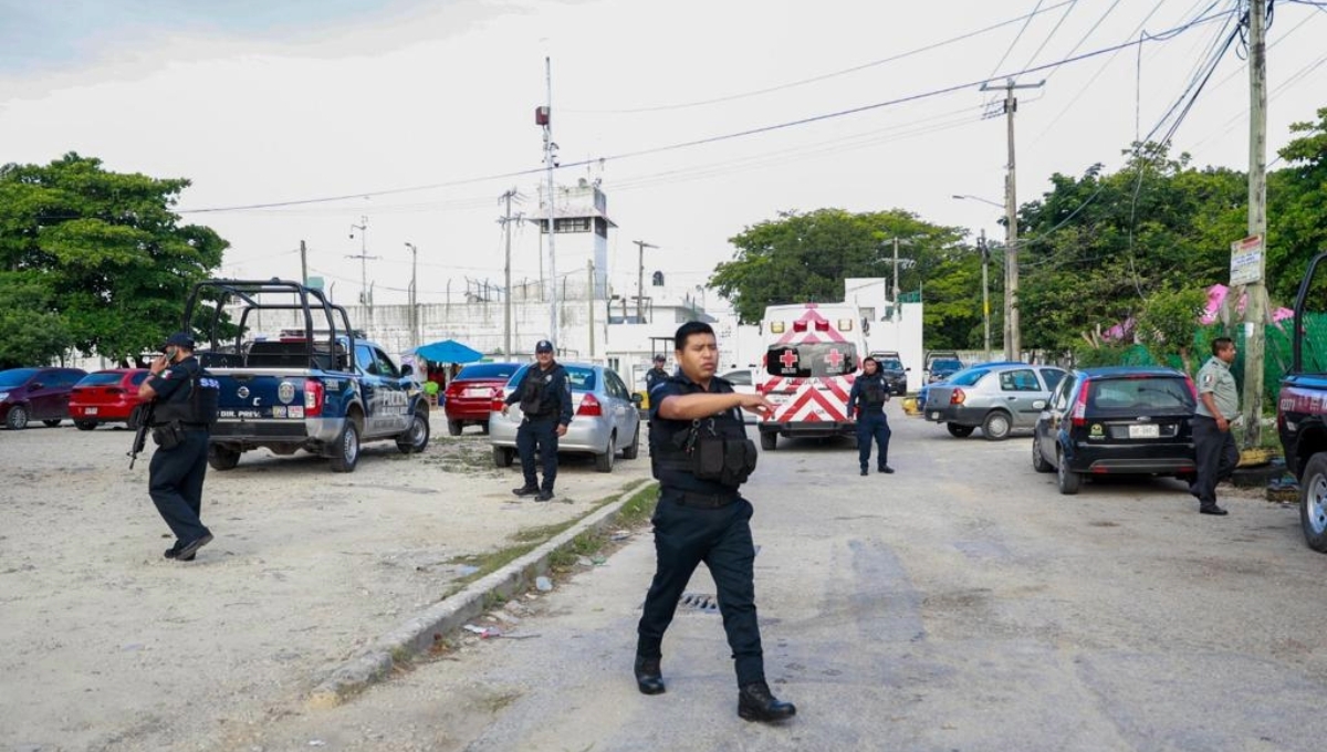 Ejecutan a balazos a un guardia de seguridad en el Cereso de Cancún