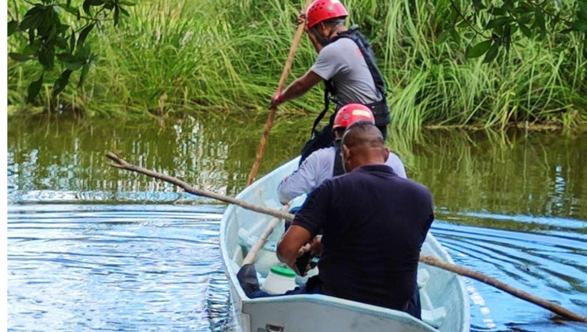 Chetumal: Continúa búsqueda de cadáver reportado en la laguna 'La Sabana'