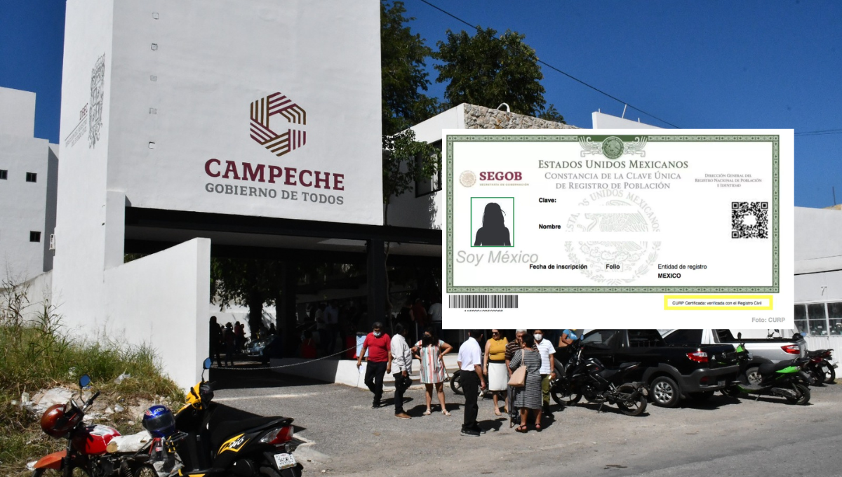 Registro de Civil de Campeche, sin equipo para generar CURP con datos biométricos