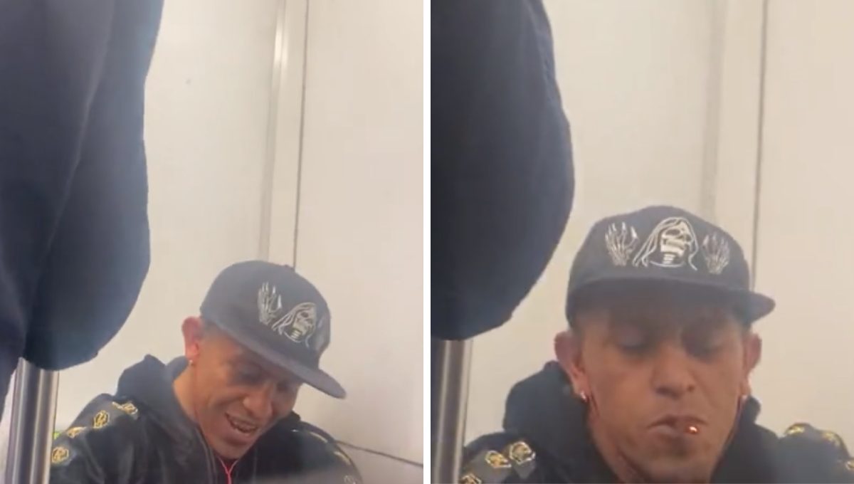 Exhiben a hombre fumando marihuana en el Metro de la Ciudad de México: VIDEO