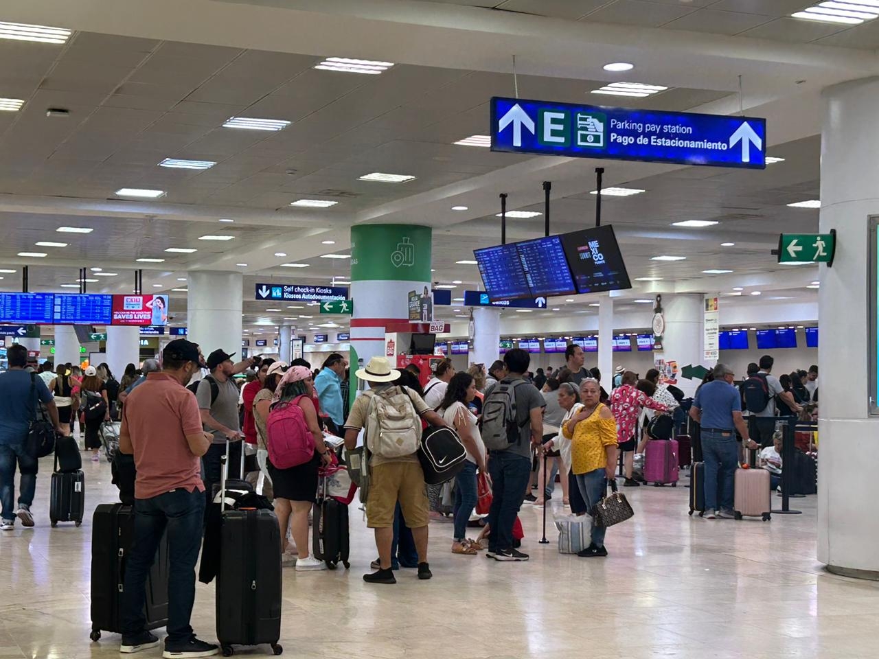 No hay vuelos cancelados en el aeropuerto de Cancún hasta el momento