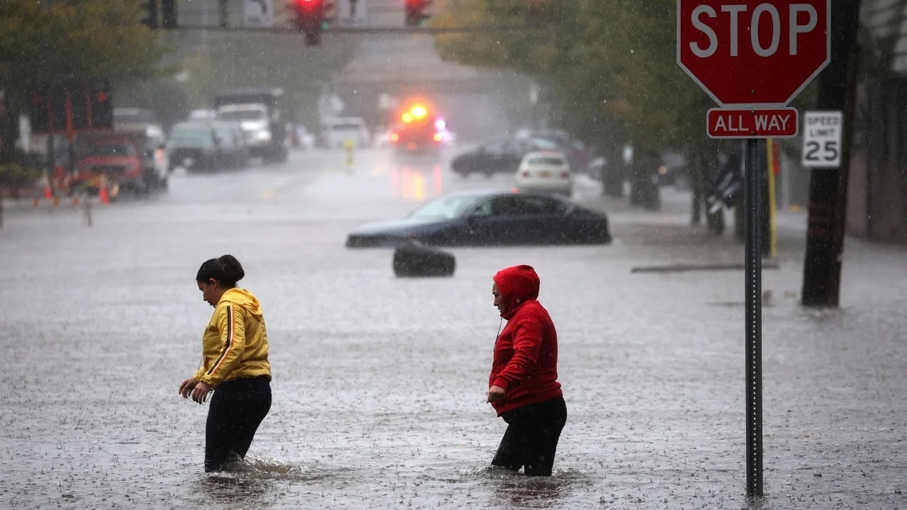 Fuertes lluvias dejan múltiples inundaciones en Nueva York