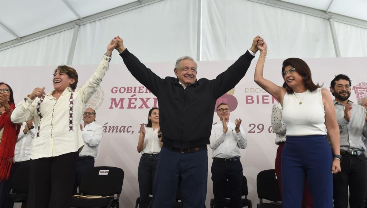 El presidente Andrés manuel López Obrador señaló en Teacámac, Estado de México, que buscará que la Pensión del Bienestar de Adultos Mayores, se entregue de manera mensual
