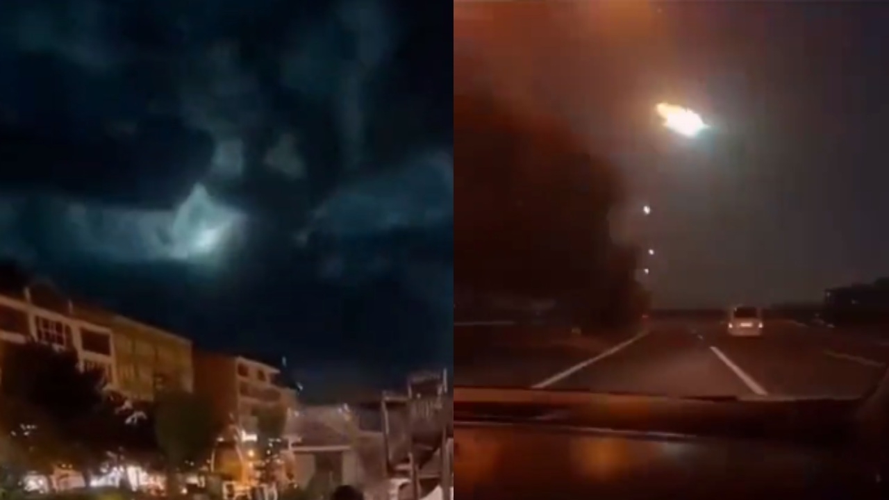 Meteorito atraviesa el cielo nocturno de Turquía y lo ilumina de verde: VIDEO