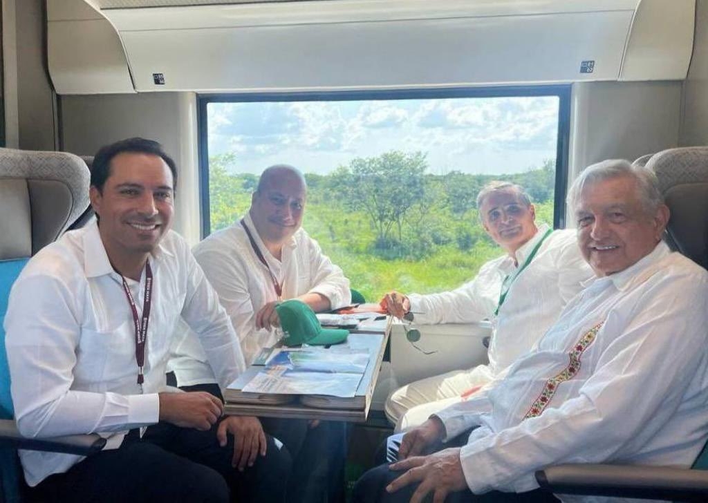 AMLO descarta fallas en el Tren Maya; se detuvo por pruebas técnicas