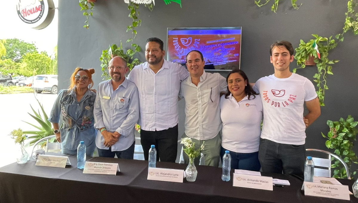 En Cancún, presentan primera carrera "Todos por la Paz" en el Malecón Tajamar
