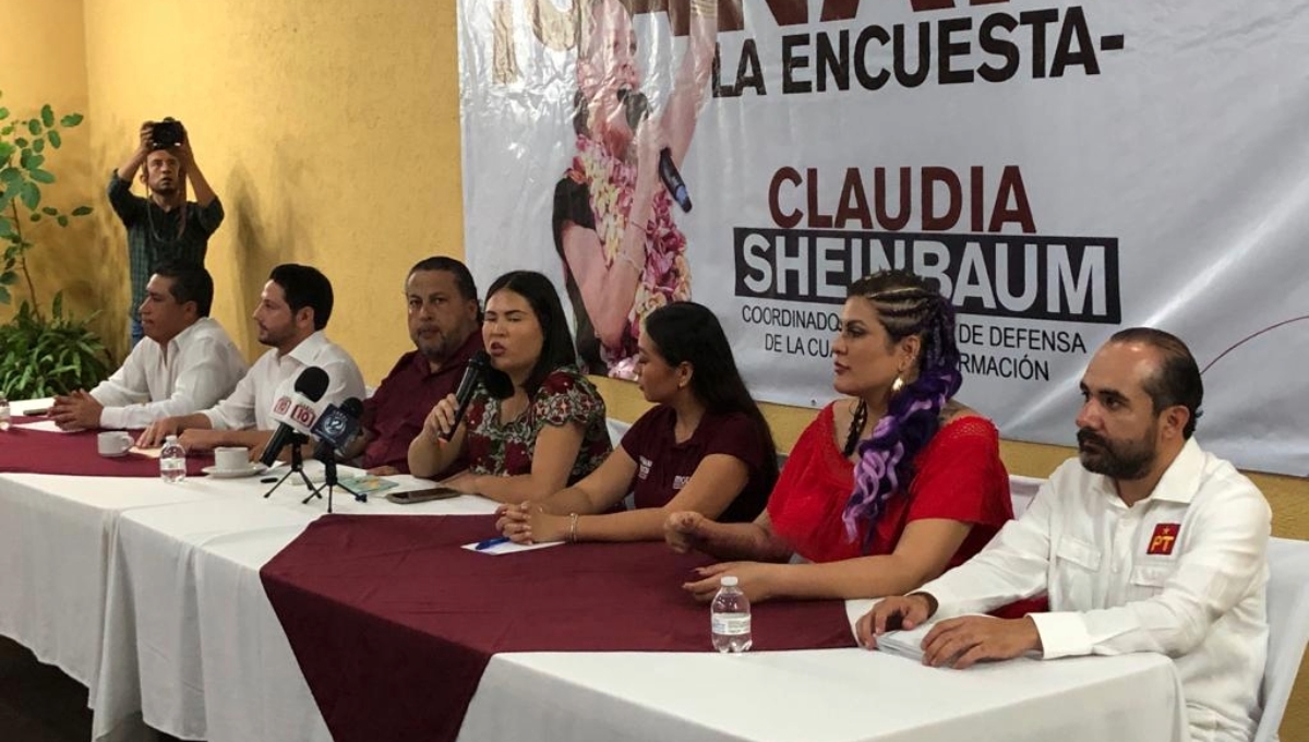Simpatizantes de Claudia Sheinbaum de Quintana Roo reafirman apoyo a la candidata de la 4T