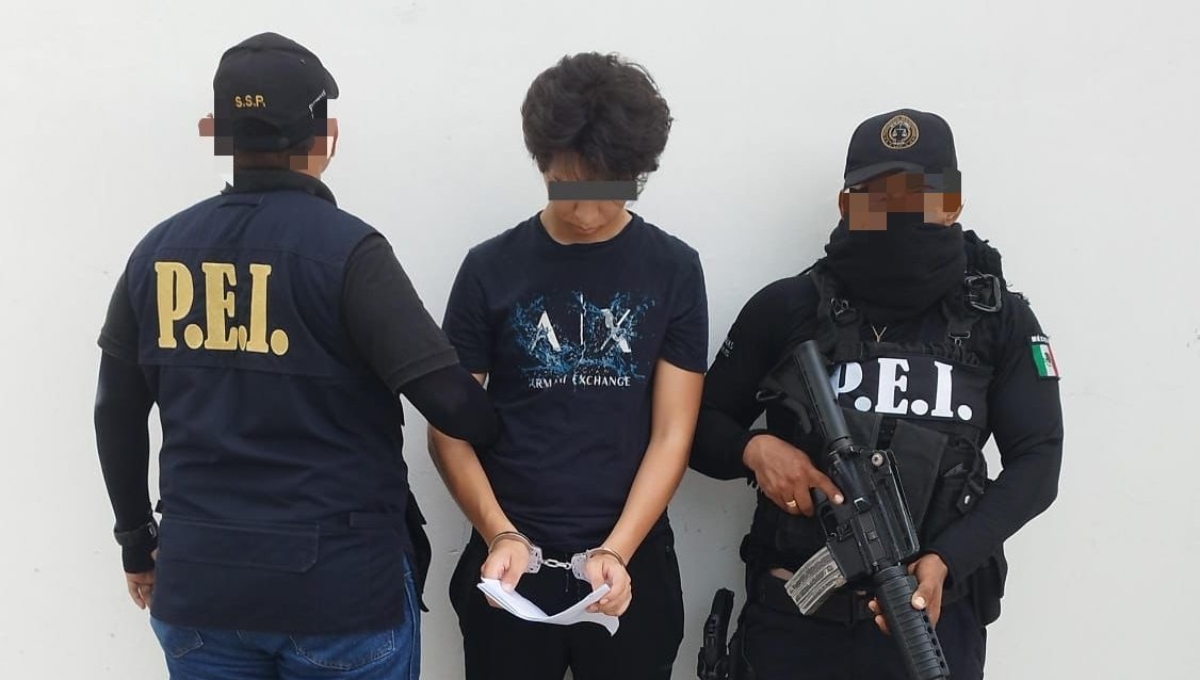 La SSP Yucatán detuvo al joven en el aeropuerto de Mérida
