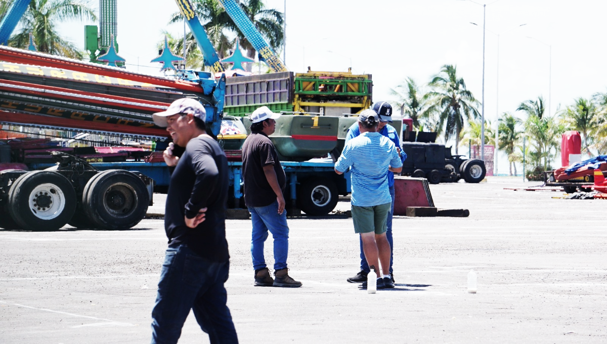 Feria de San Román en Campeche: Llegan los juegos mecánicos al Foro Ah Kim Pech