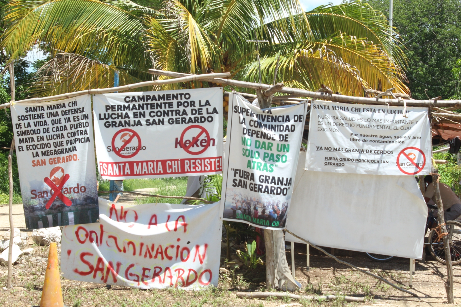Kekén 'se burla' de la ley; continúa operaciones en la granja clausurada de Santa María Chí en Mérida