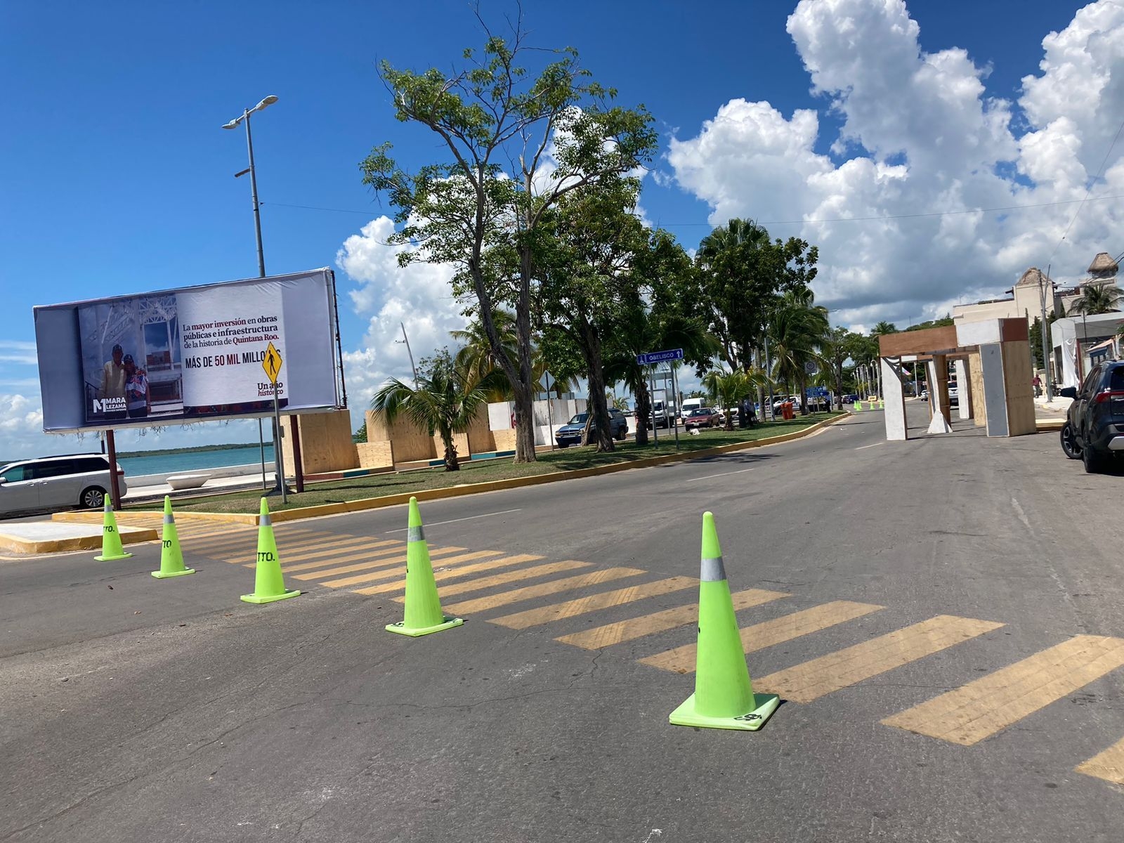 Cerrarán tres días el Boulevard Bahía de Chetumal por el Primer Informe de Mara Lezama