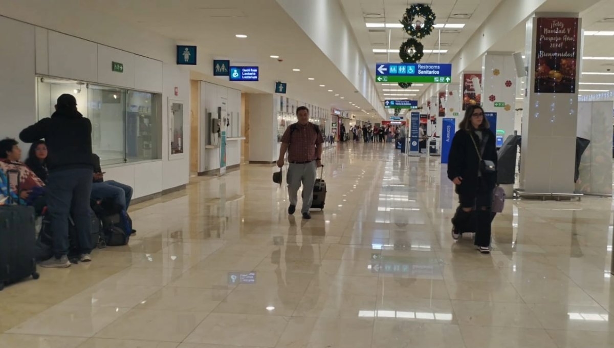 Aeropuerto de Mérida inicio el 2024 con 13 vuelos de salida