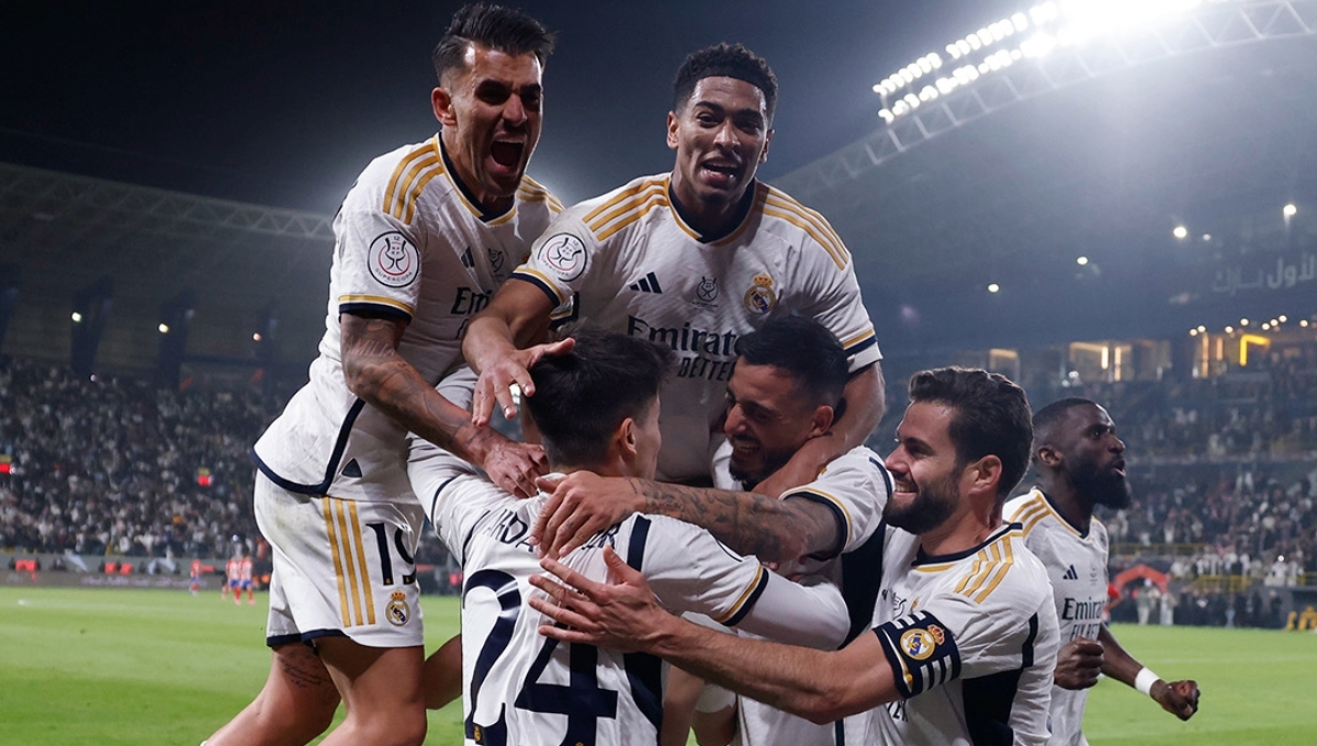 Real Madrid logra superar al Atlético en la Supercopa de España