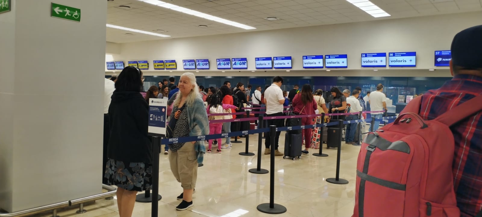 El aeropuerto de Mérida ya registró siete vuelos matutinos este sábado