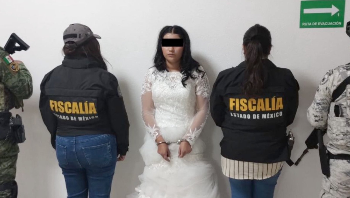 Novia de 'El Ratón' y presunta extorsionadora de Edomex, fue detenida el día de su boda