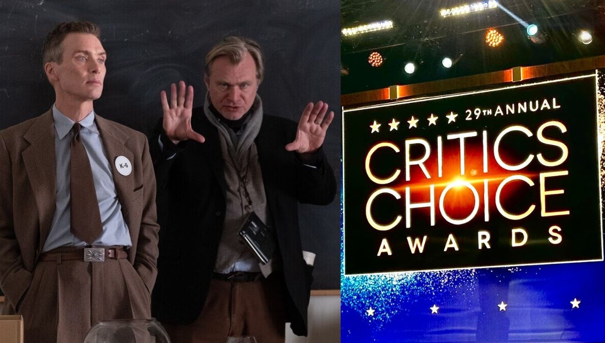 Cristopher Nolan se adueñó del premio a Mejor Director en los Critics Choice Awards de 2024.