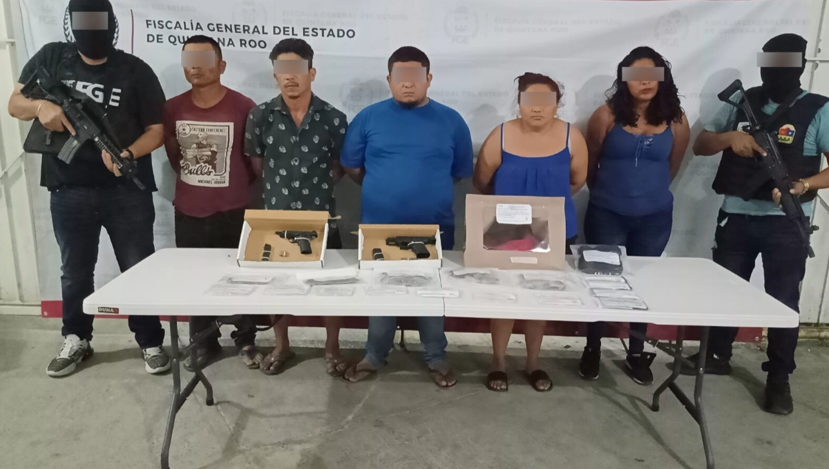 Arrestan en Cancún a cinco presuntos homicidas