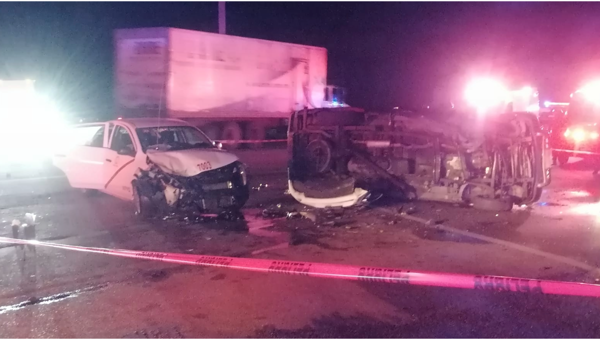 Accidente en la vía Cansahcab-Suma de Hidalgo deja a un hombre muerto