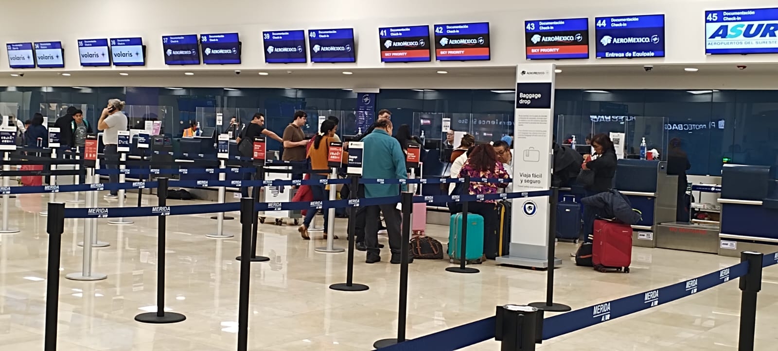 Aeroméxico cancela cuatro vuelos en el aeropuerto de Mérida este jueves