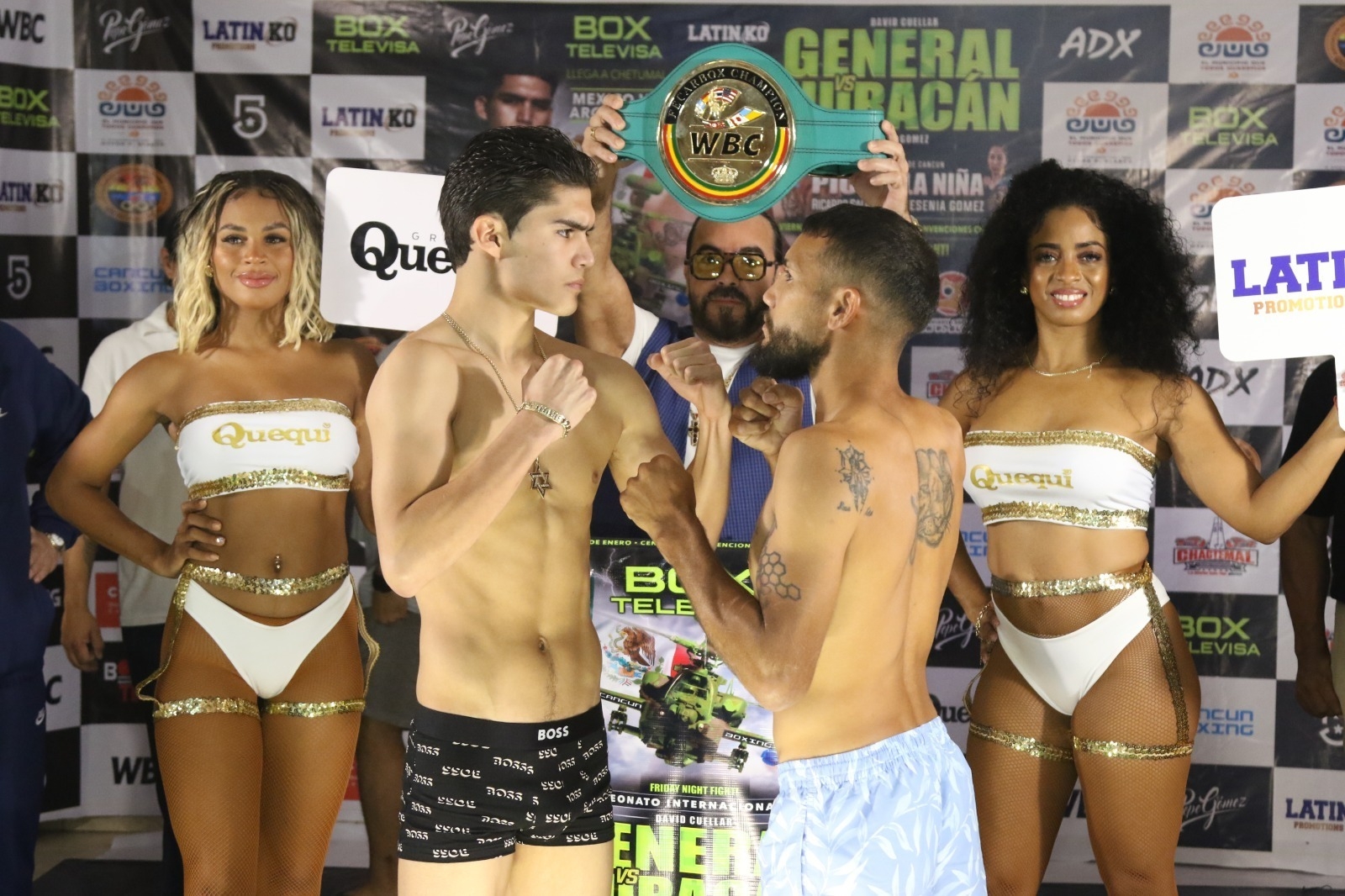 Todo listo para la gala boxística en Chetumal: Cuéllar y Gómez se disputan el título internacional