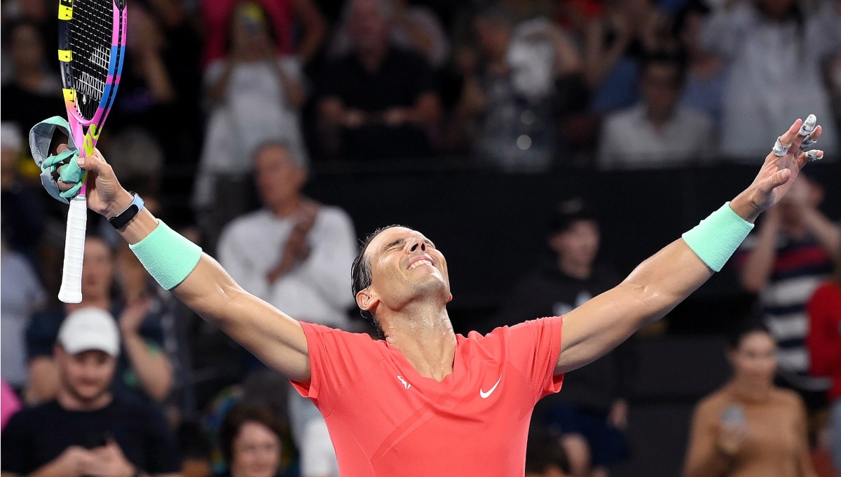 Rafael Nadal consigue la victoria en su regreso al tenis