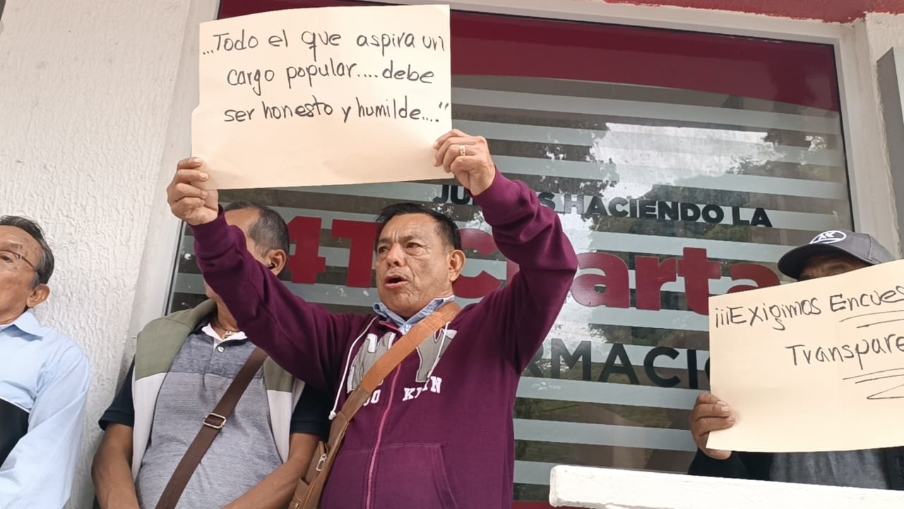 Elecciones Campeche 2024: Militantes de Morena denuncian irregularidades en el proceso interno