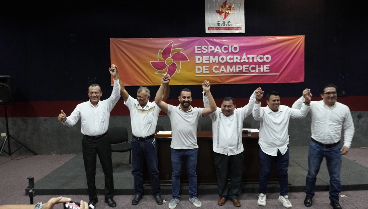 Partido Espacio Democrático Campeche presenta a sus precandidatos para las próximas elecciones