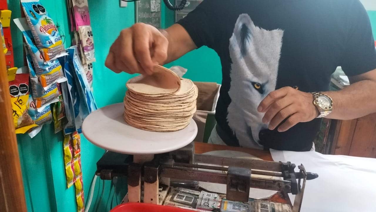Costo de la tortilla aumentará en Cozumel; actualmente se vende hasta en 26 pesos el kilo