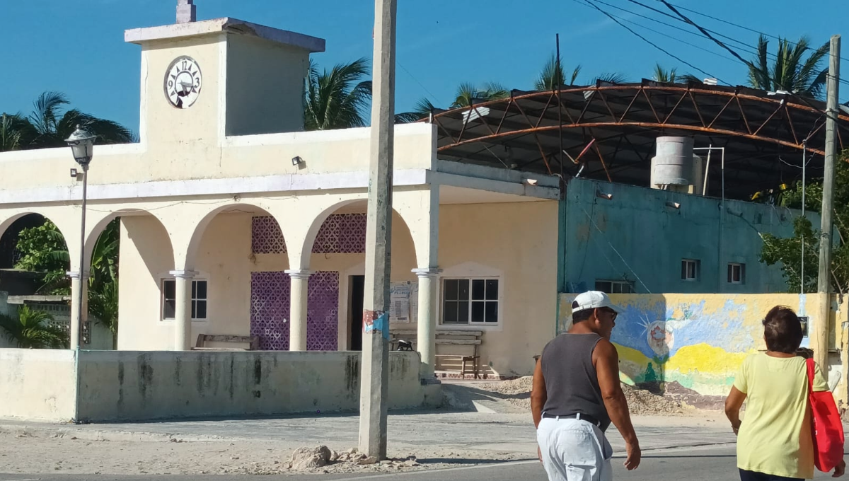 Comisariado de Chabihau, Yobaín, con graves daños; autoridades continúan sin repararlo