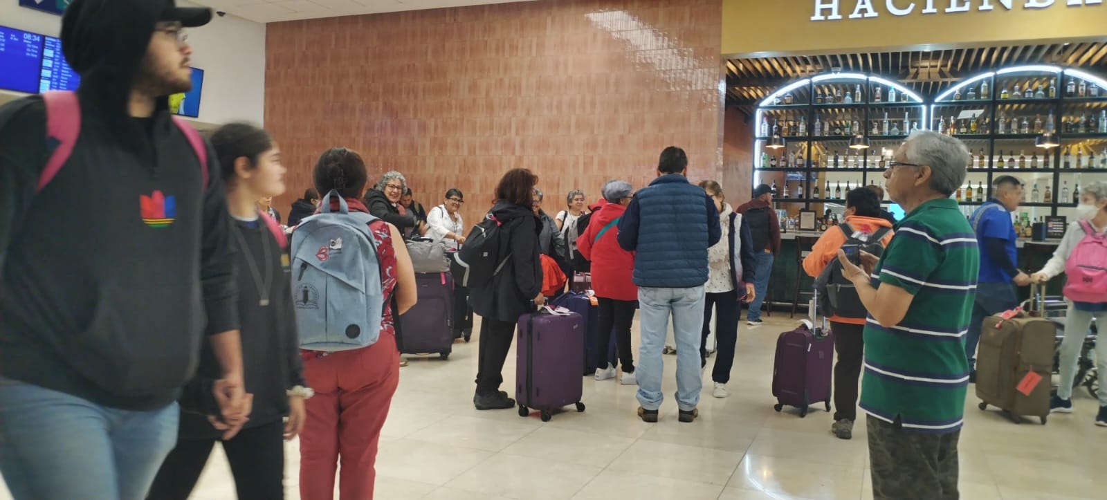 El aeropuerto de Mérida registra gran afluencia de pasajeros