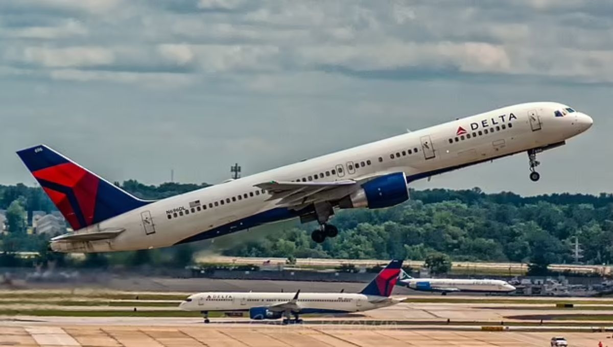 Un avión Boeing de Delta Air Lines perdió una de las ruedas del tren de aterrizaje, antes de despegar hacia Bogotá