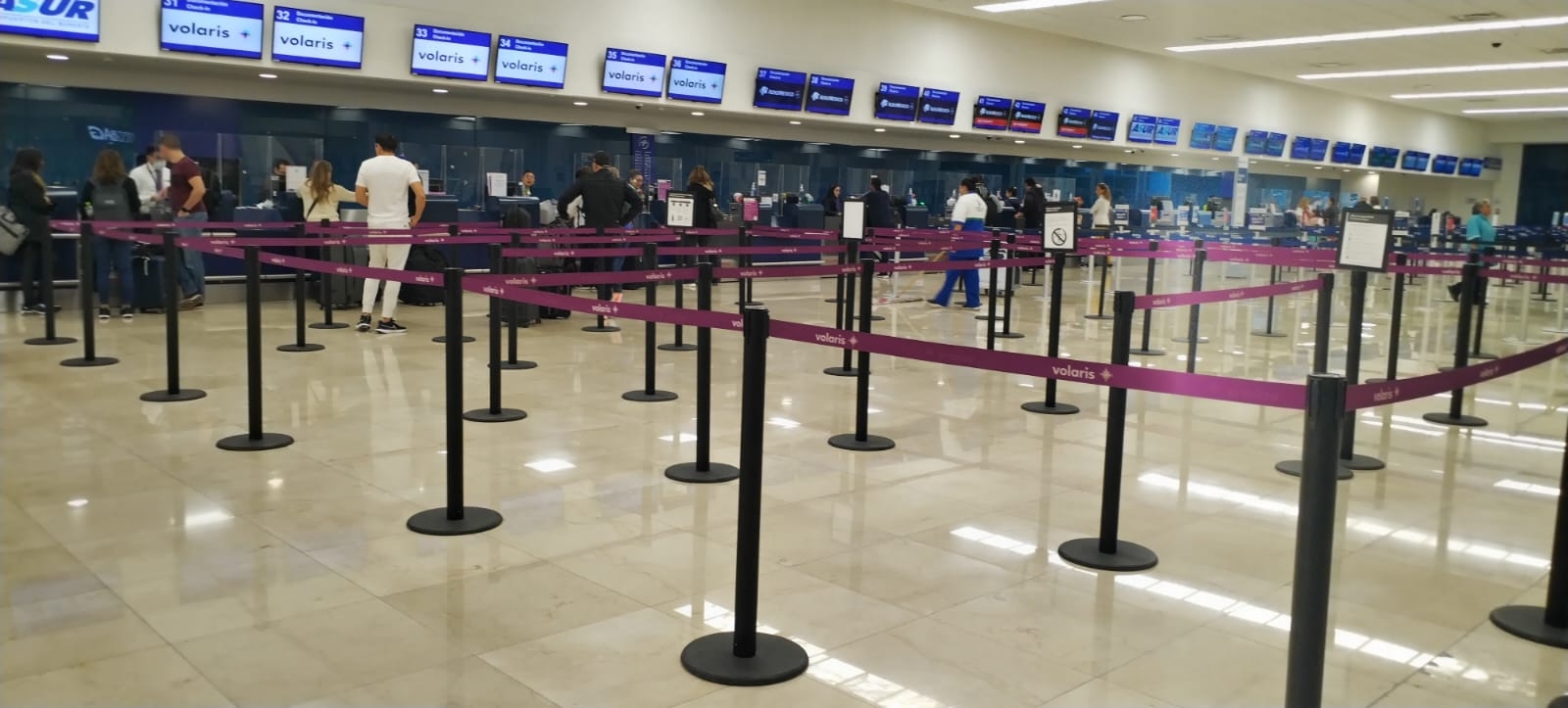 Sólo un vuelo de Aeroméxico fue cancelado en el aeropuerto de Mérida este viernes