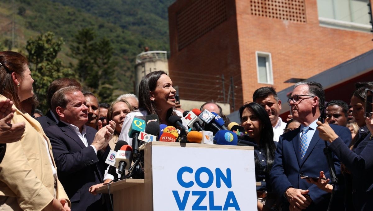 María Corina Machado continúa con su candidatura en Venezuela