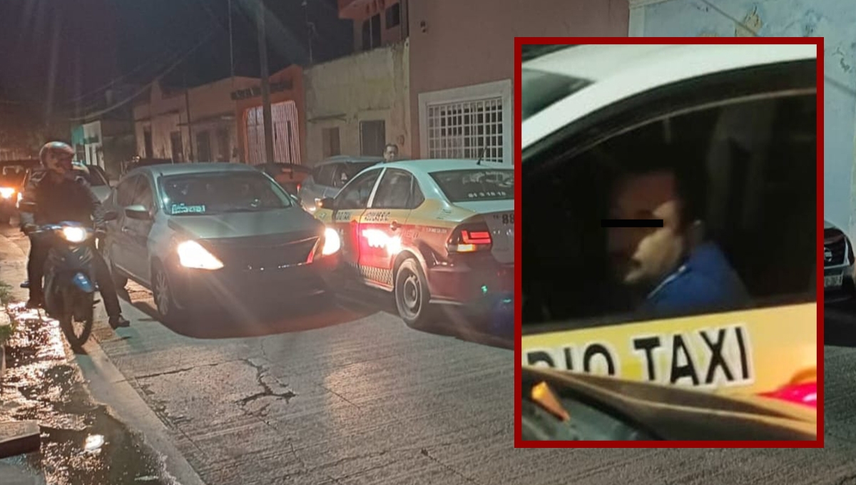 Denuncian a presunto taxista ebrio en Campeche