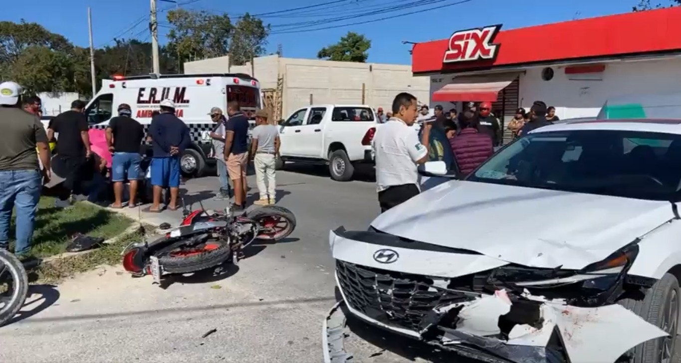 Familiares intentan linchar a un conductor en la Región 236 de Cancún