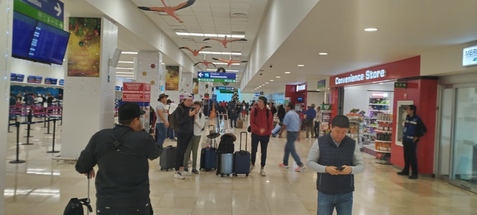 El aeropuerto de Mérida registra vuelos adelantados y retrasados este miércoles