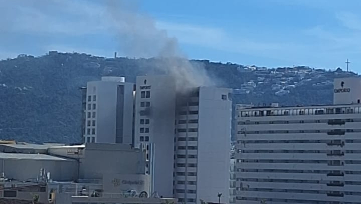Se incendia el Hotel Emporio de Acapulco