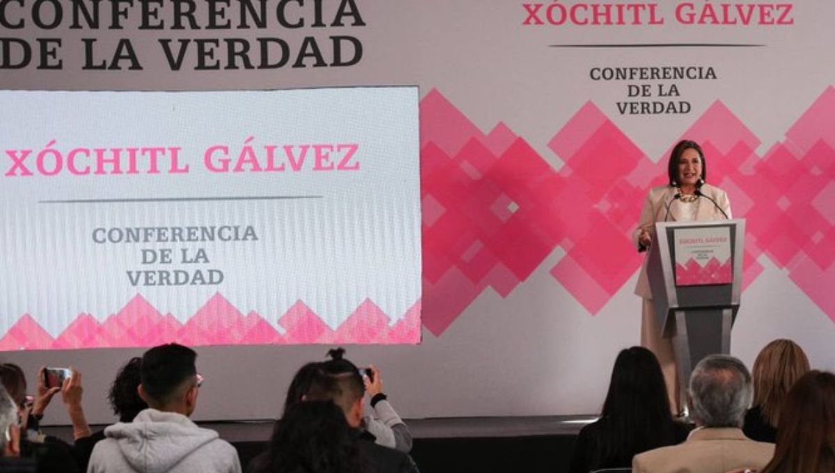 Xóchitl Gálvez anunció en su “mañanera” que realizará gira por Estados Unidos