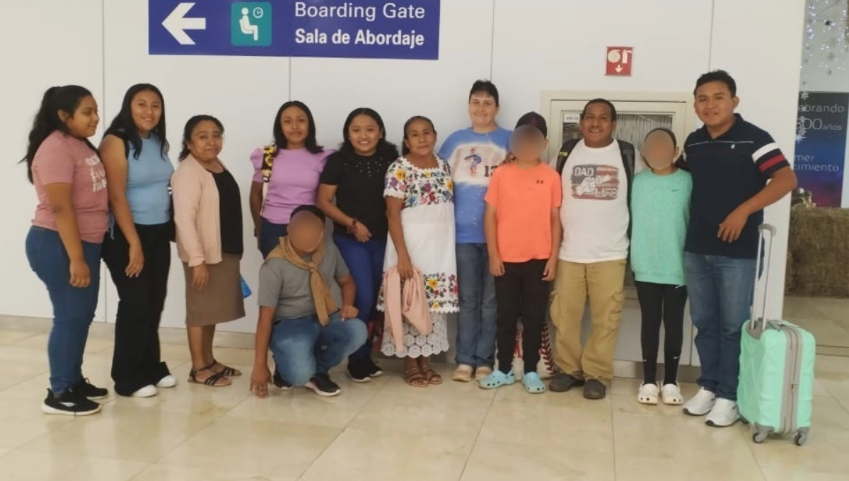 Familia de Yucatán retorna a Estados Unidos