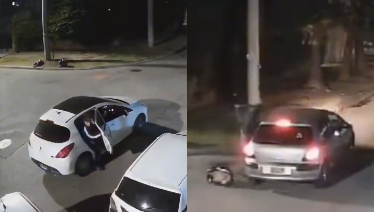 Hombres tiran en la calle a una bebé para robar un auto en Argentina: VIDEO