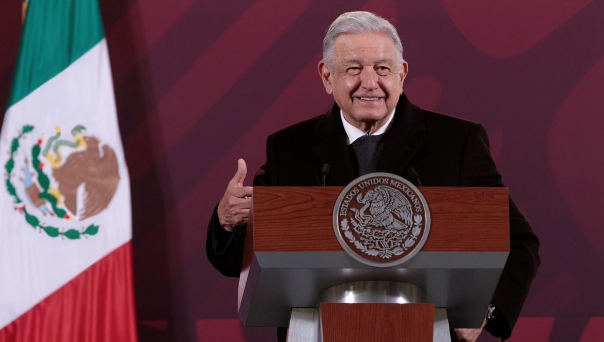 Andrés Manuel López Obrador encabeza este viernes 5 de enero, la conferencia mañanera desde Palacio Nacional