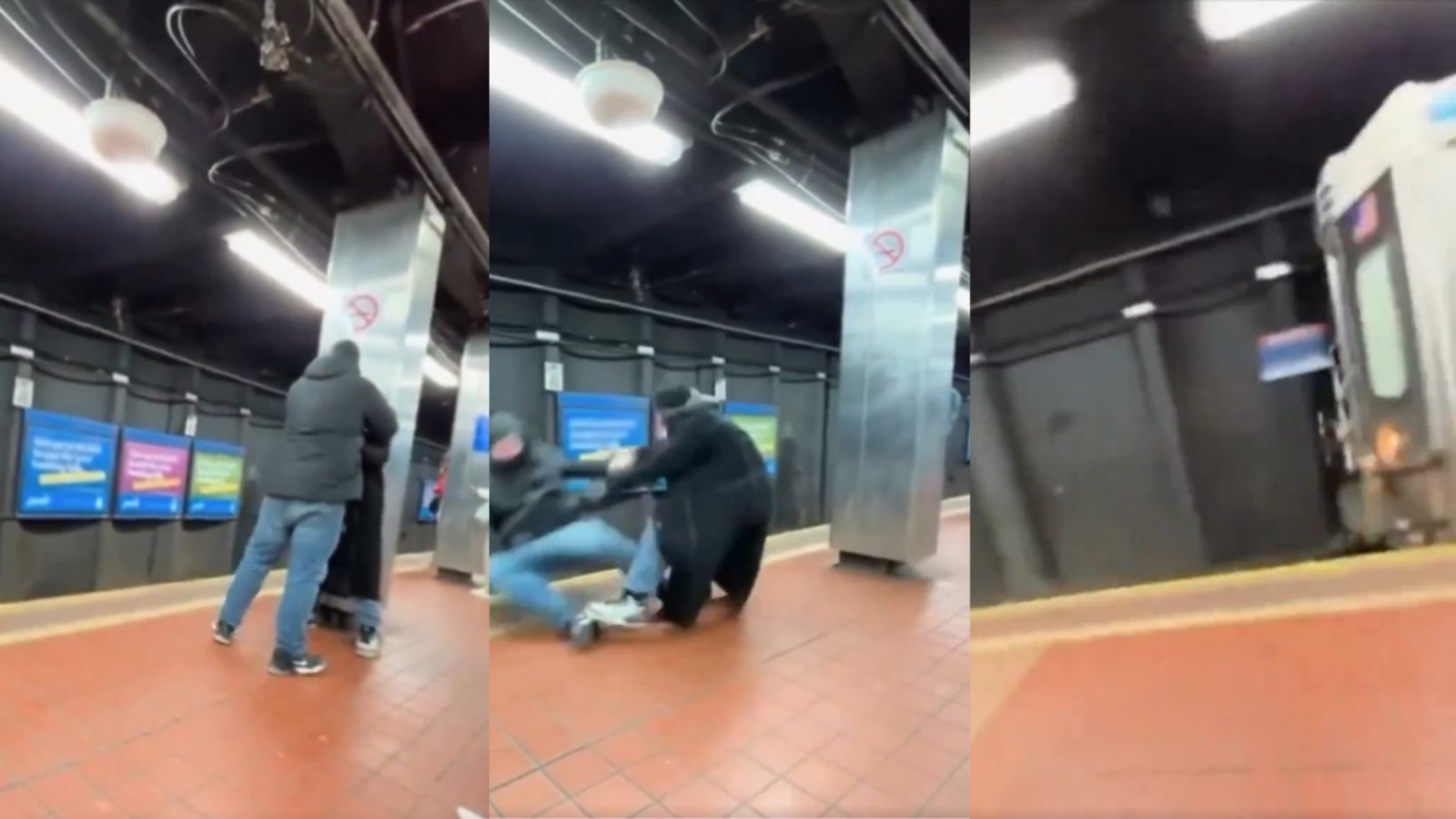 Hombre muere tras pelea en Metro de Filadelfia luego de resbalar a las vías