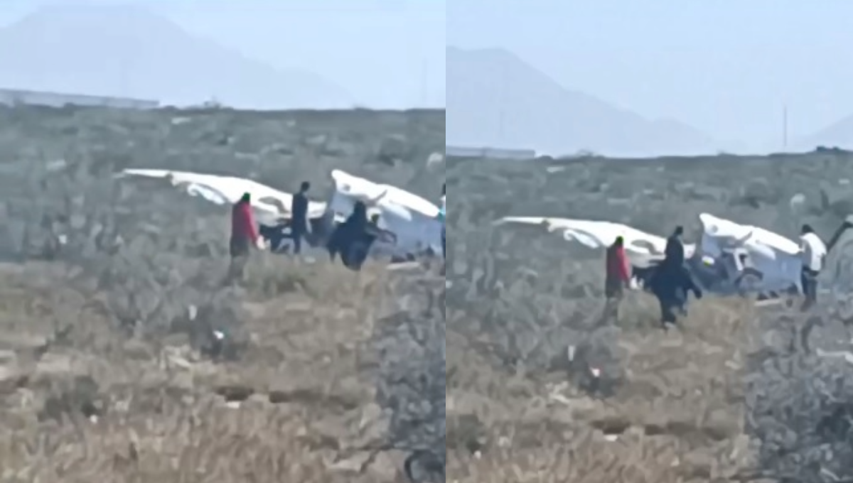 Reportan desplome de una avioneta en Coahuila; hay cuatro muertos