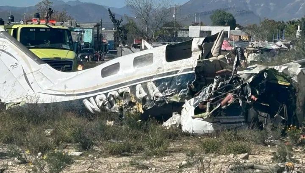 Así fue el desplome de una avioneta en Ramos Arizpe, Coahuila: VIDEO