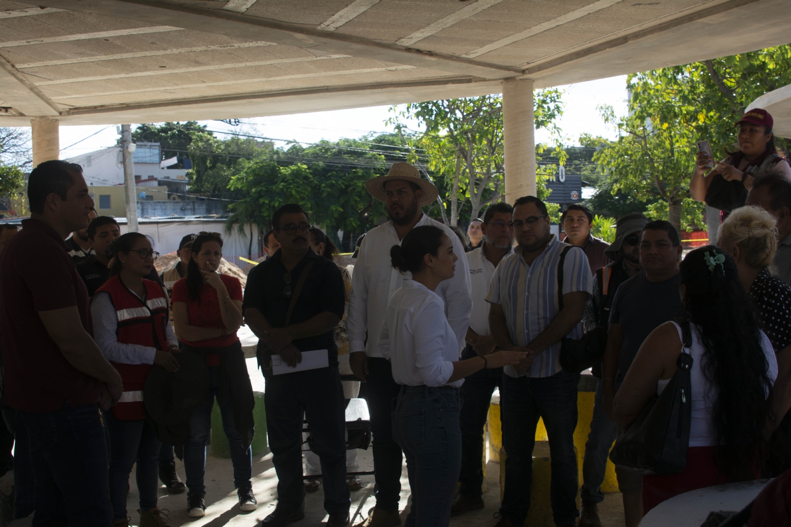 Critican a la Alcaldesa de Cancún por aplazar las obras del Parque de las Palapas