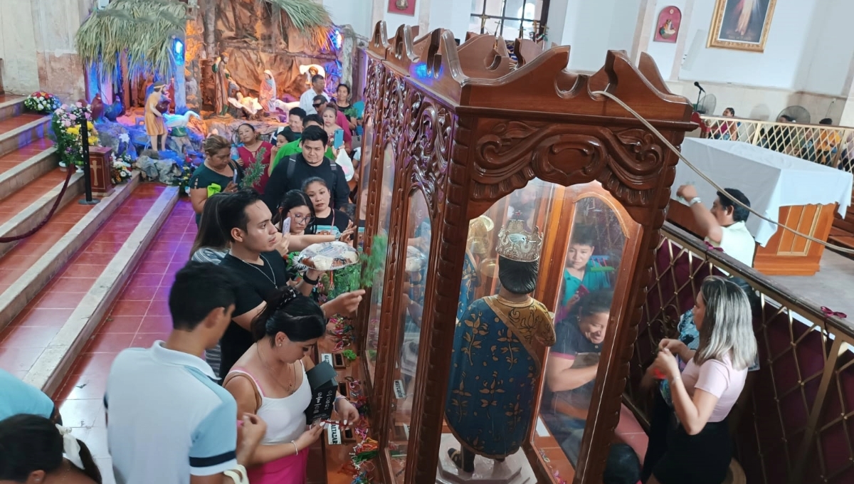 Familias de diferentes municipios llegaron a Tizimín durante el día de los Reyes Magos
